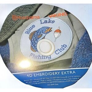 Rare CD Replacement Husqvarna Viking 4D Embroidery Extra software disc from 2007